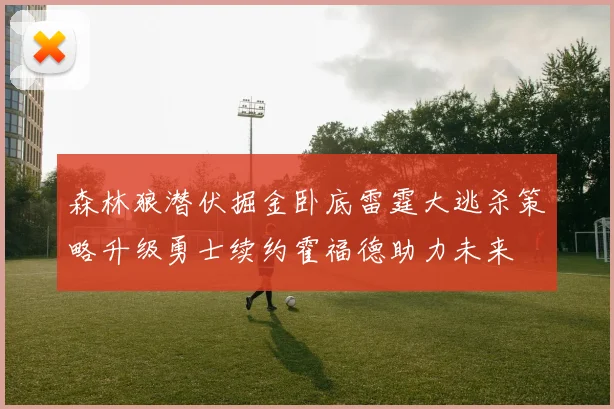 森林狼潜伏掘金卧底雷霆大逃杀策略升级勇士续约霍福德助力未来